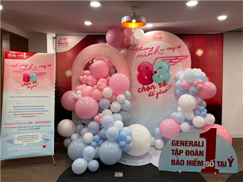 Ảnh Trang Trí Bóng Bay 20/10 Hà Nội